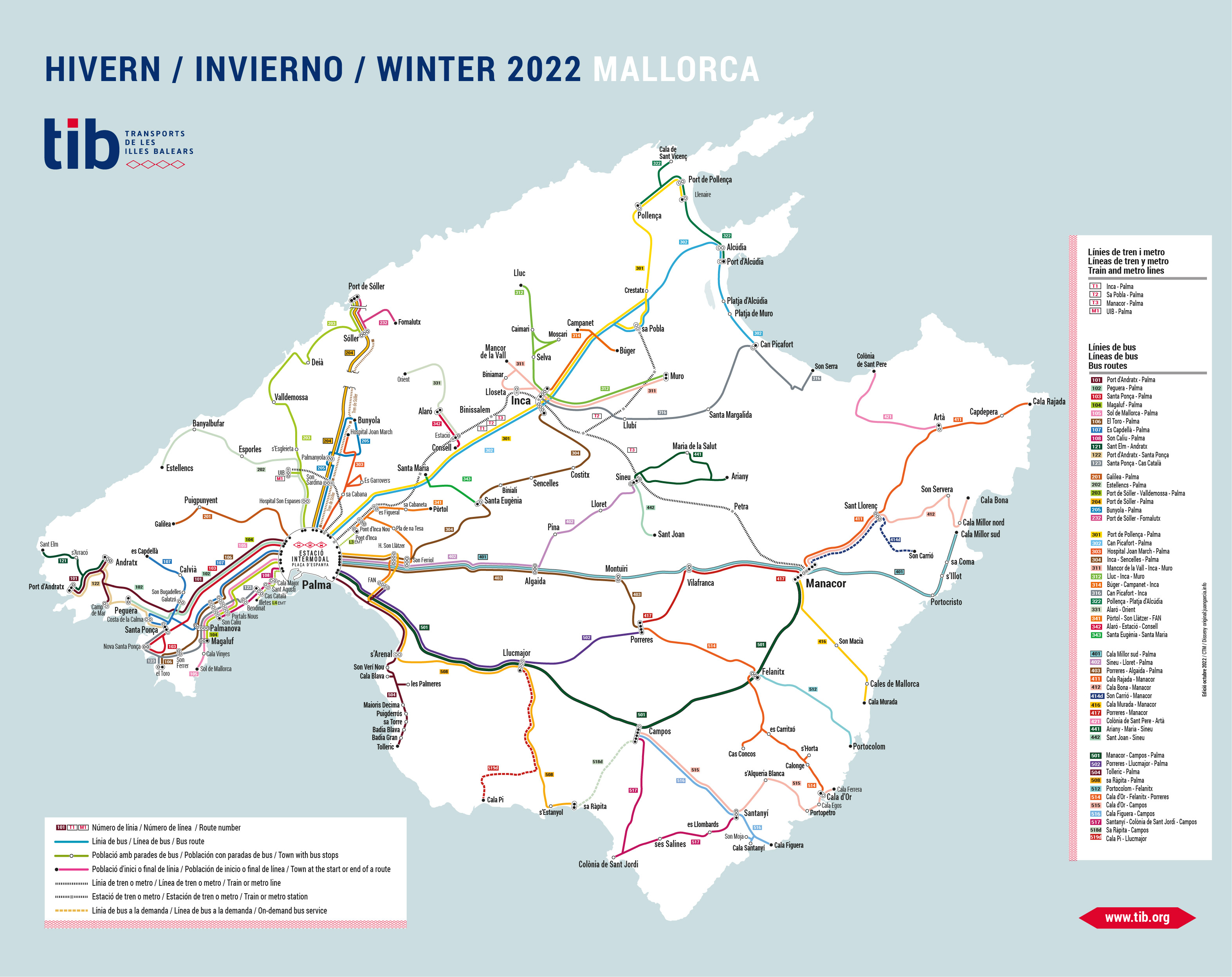 Mapas de líneas - CTM